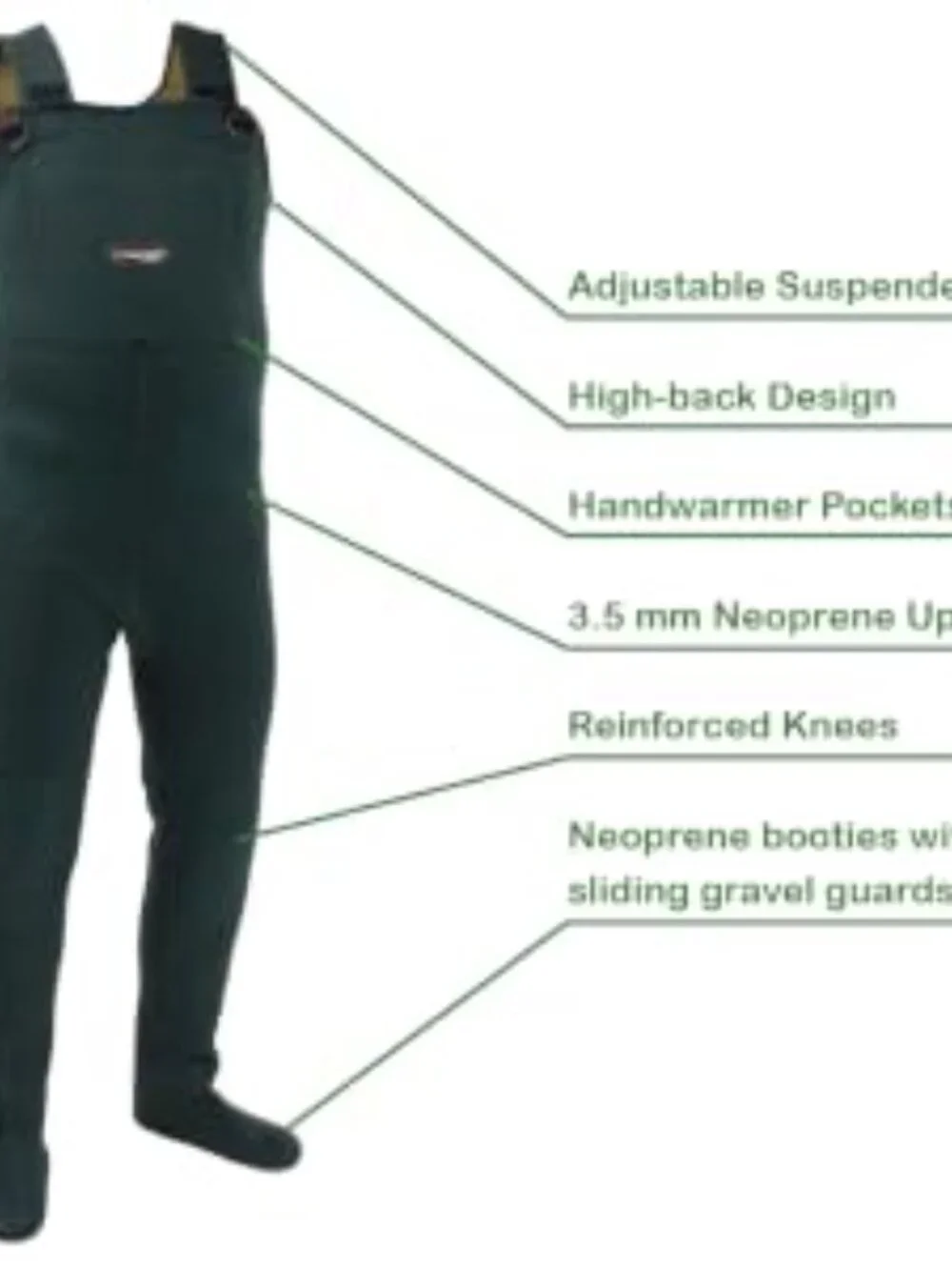 BRAND NEW FROGG TOGGS Men's Amphib Neoprene Waterproof Fishing Chest Wader